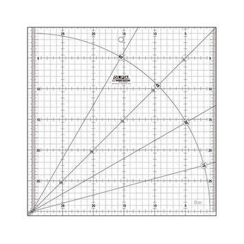 Лінійка OLFA метрична 30 см х 30 см