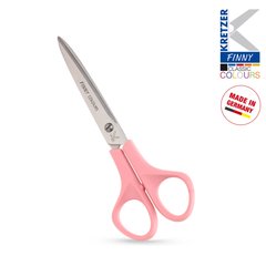 Ножиці для універсальних робіт Kretzer FINNY з загостреними кінцями 15 см/6" Рожевий, 762215-f602 головна фотографія
