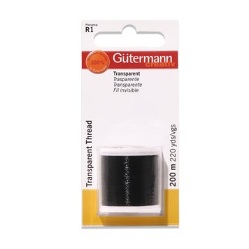 Мононить для бисера №190 Gutermann, 200 м, чёрная 795950 главное фото