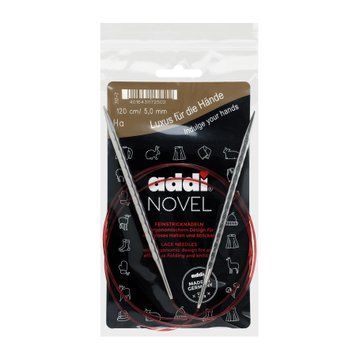 Спиці кругові кубічні Addi Novel 5 мм х 120 см 717-7/5-120 головна фотографія