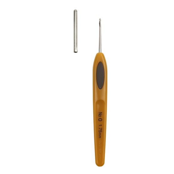 Крючок для вязания Clover Soft Touch 1,75 мм х 13,5 см - №0 1020/0