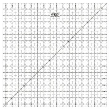 Лінійка OLFA дюймова 16,5"x16,5" (41,9 см x 41,9 см)