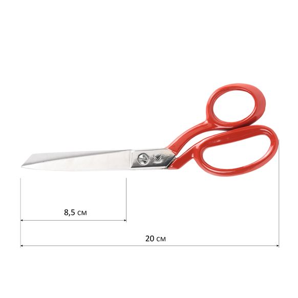 Ножиці кравецькі Kretzer ECO для слизьких тканин 20 см/8" 914020 головна фотографія