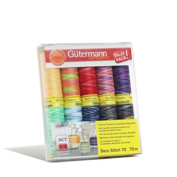 Набор швейных ниток Gutermann Deco Stitch 702166 главное фото