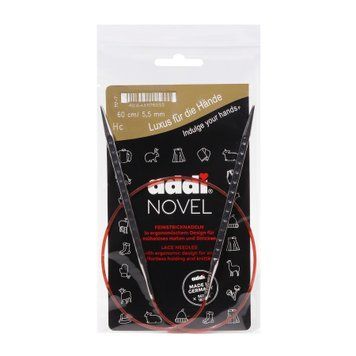 Спиці кругові кубічні Addi Novel 5,5 мм х 60 см 717-7/5,5-60 головна фотографія