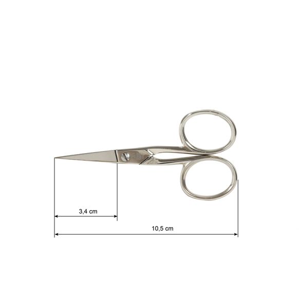 Ножиці вишивальні ROBUSO з гострими кінцями 10,5/3,4 см 403/E/4 головна фотографія