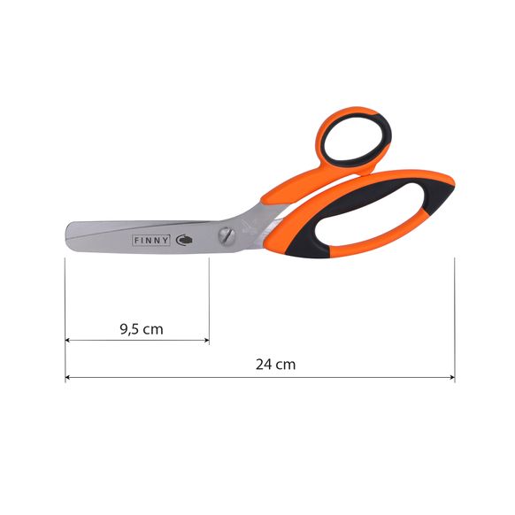 Ножиці Kretzer FINNY "Безпечні" для важких тканин 24 см / 9,5 " 753224 головна фотографія