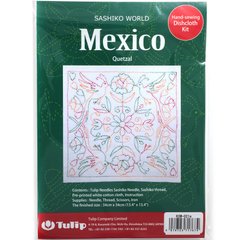 Набор для вышивки Tulip в технике сашико Мексика Кетсаль KSW-021e
