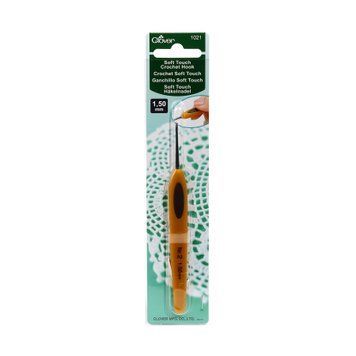 Гачок для в'язання Clover Soft Touch 1,5 мм х 13,5 см - №2 1021/2