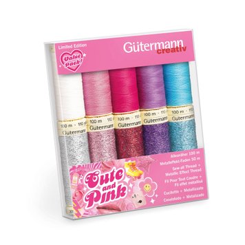 Набор швейных ниток Cute and Pink Gutermann, 10 катушек 713323 главное фото