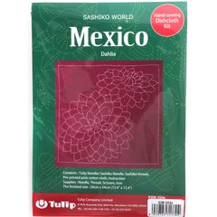 Набор для вышивки Tulip в технике сашико Мексика Георгин KSW-024e