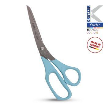 Ножницы портновские Kretzer FINNY универсальные с острыми концами 20 см/8" Голубой, (Германия) 762220-5493С главное фото