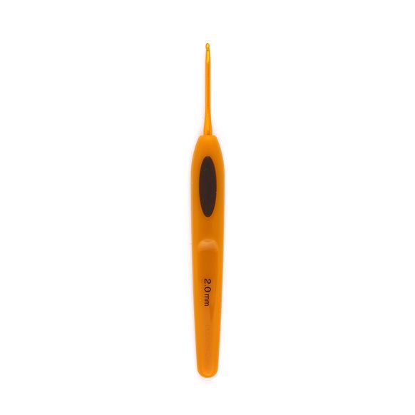 Крючок для вязания Clover Soft Touch 2,0 мм х 13,5 см 1001/2.0
