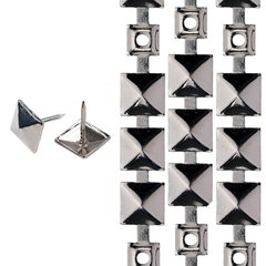Декоративная гвоздевая лента Пирамида (Piramid) для мебели (1 м + 19 гвоздей) главное фото