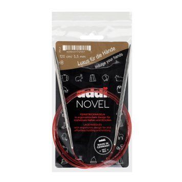 Спиці кругові кубічні Addi Novel 5,5 мм х 120 см 717-7/5,5-120 головна фотографія