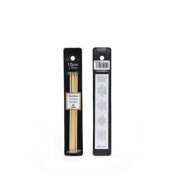 Спицы чулочные Tulip 2,75 мм х 15 см, бамбуковые KND060275 главное фото